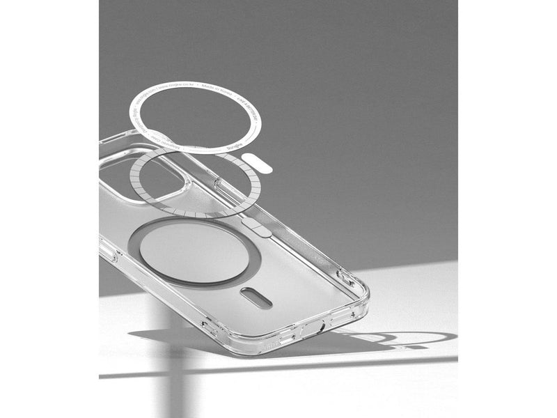 Ringke Fusion Magnetic Magnetic Rigid Case with Gel Frame for iPhone 14 Plus Translucent (MagSafe Compatible)
