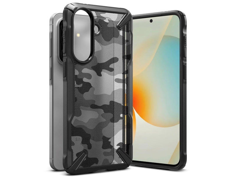Ringke Fusion X Case for Samsung Galaxy A57 5G - Black and Grey
