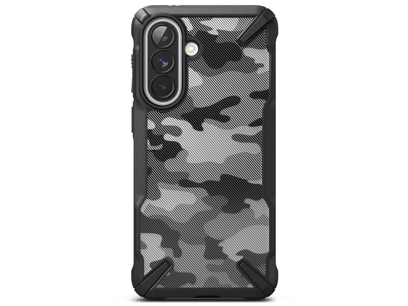 Ringke Fusion X Case for Samsung Galaxy A57 5G - Black and Grey