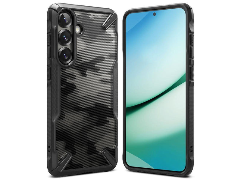 Ringke Fusion X Case for Samsung Galaxy S25+ - Black Camo