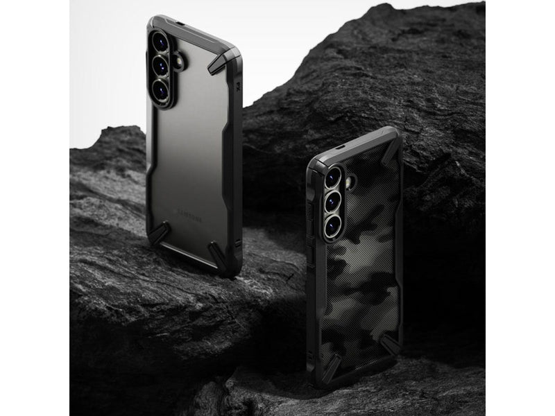 Ringke Fusion X Case for Samsung Galaxy S25+ - Black Camo