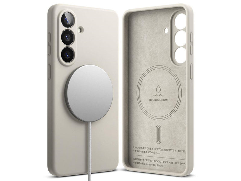 Ringke Silicone MagSafe Case for Samsung Galaxy S26+ - Beige