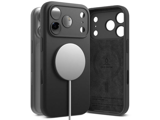 Ringke Silicone Magnetic MagSafe Case for iPhone 17 Pro - Black