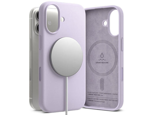 Ringke Silicone Magnetic MagSafe Case for iPhone 17 - Purple