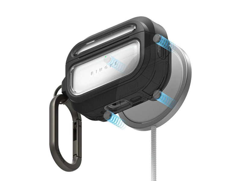 Ringke  UX Magnetic Case for AirPods Pro 3 - Black and Clear