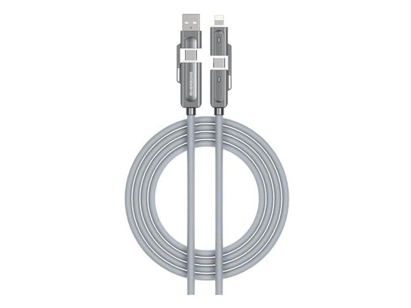 Riversong Hercules C7 66W 4-in-1 USB-A USB-C Lightning Grey