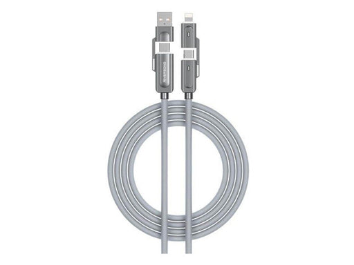 Riversong Hercules C7 66W 4-in-1 USB-A USB-C Lightning Grey