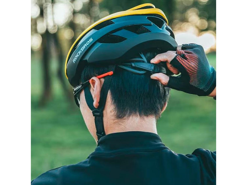 Rockbros 10110004005 bicycle helmet size L - yellow and black