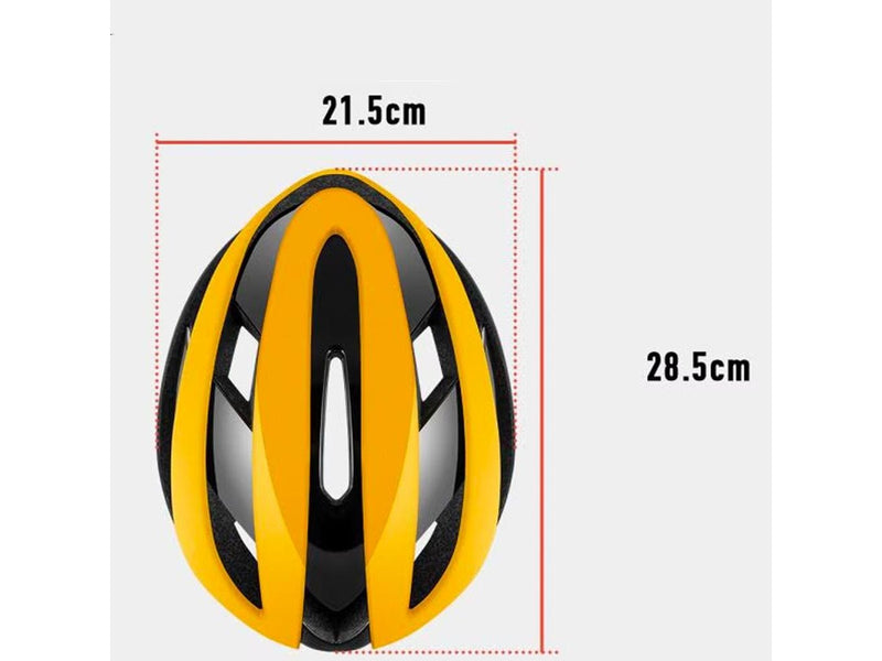 Rockbros 10110004005 bicycle helmet size L - yellow and black