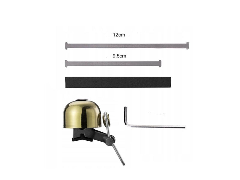 Rockbros 15-1BG retro bicycle bell - gold