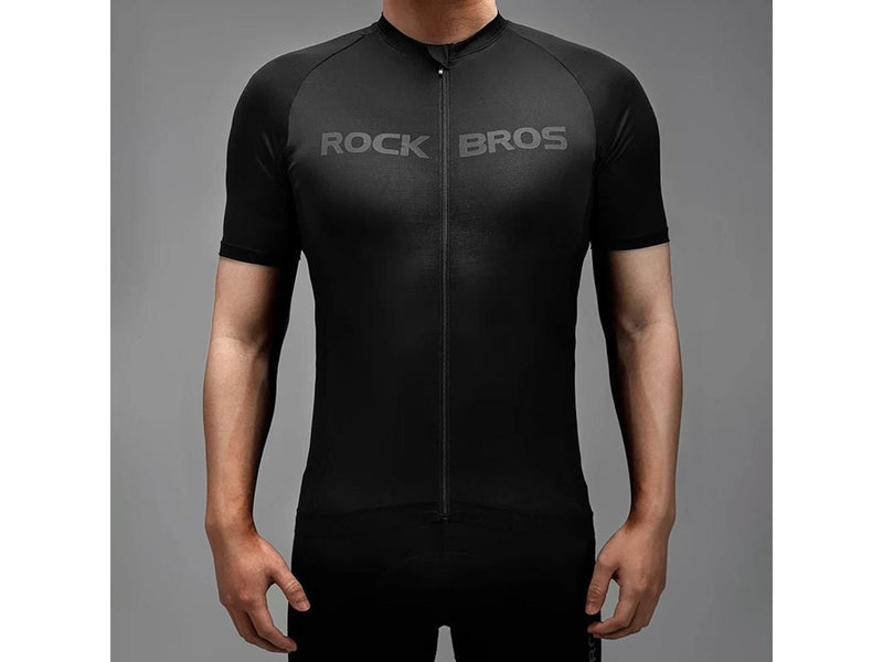 Rockbros 15120002003 Short Sleeve Cycling Jersey L - Black