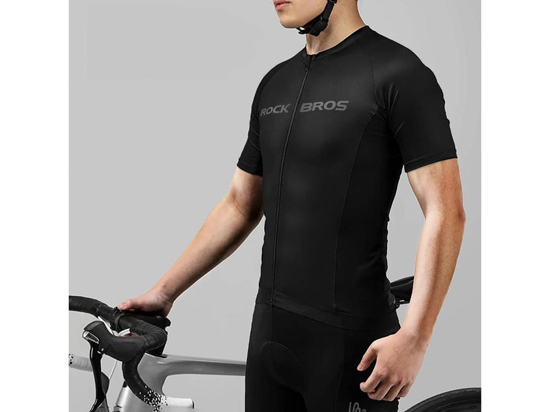 Rockbros 15120002003 Short Sleeve Cycling Jersey L - Black
