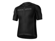 Rockbros 15120002006 Cycling Jersey with Short Sleeves XXXL - Black