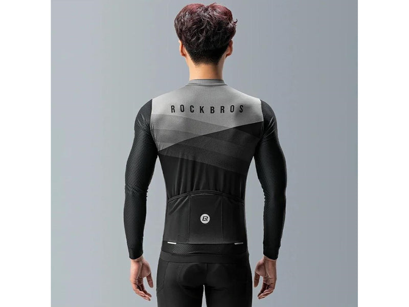 Rockbros 15120009002 Long Sleeve Cycling Jersey Spring/Summer M - Black