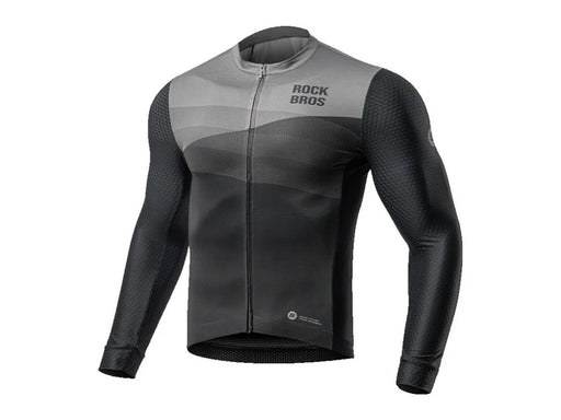 Rockbros 15120009005 Long Sleeve Cycling Jersey Spring/Summer XXL - Black