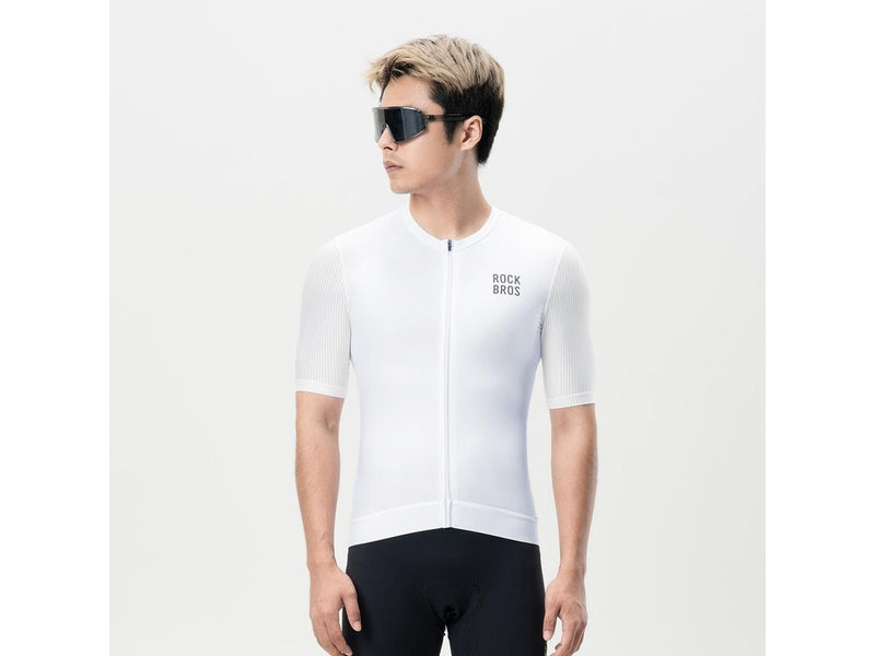 Rockbros 15200025 Short Sleeve Cycling Jersey Size S - White