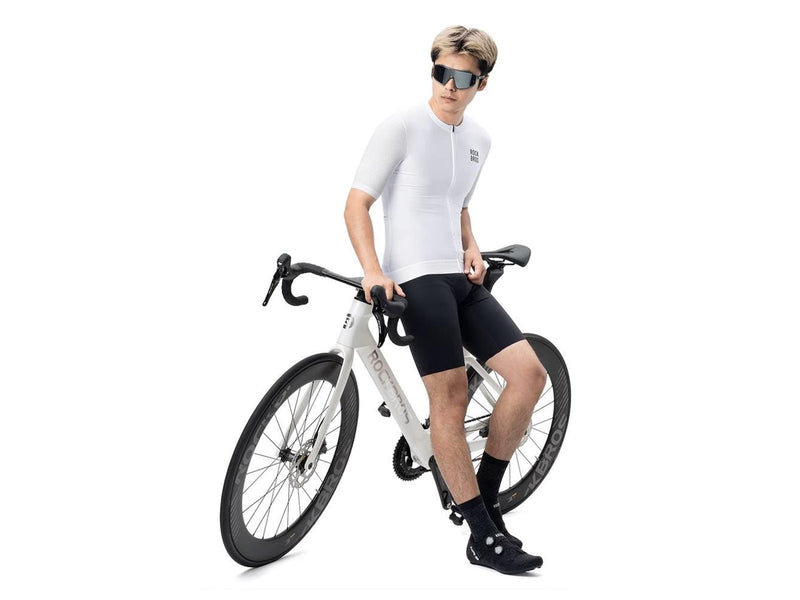 Rockbros 15200025 Short Sleeve Cycling Jersey Size S - White