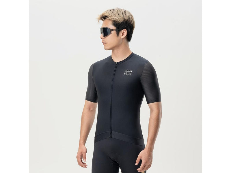 Rockbros 15200025 Short Sleeve Cycling Jersey Size XS - Black