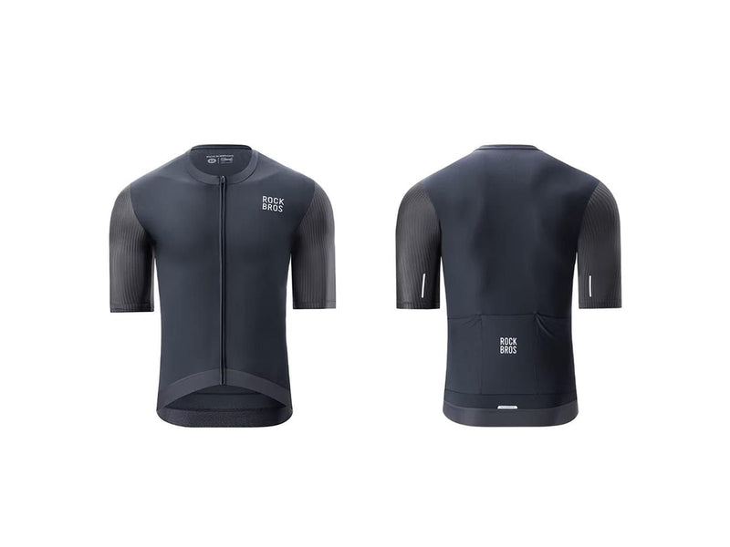 Rockbros 15200025 Short Sleeve Cycling Jersey Size XXL - Black