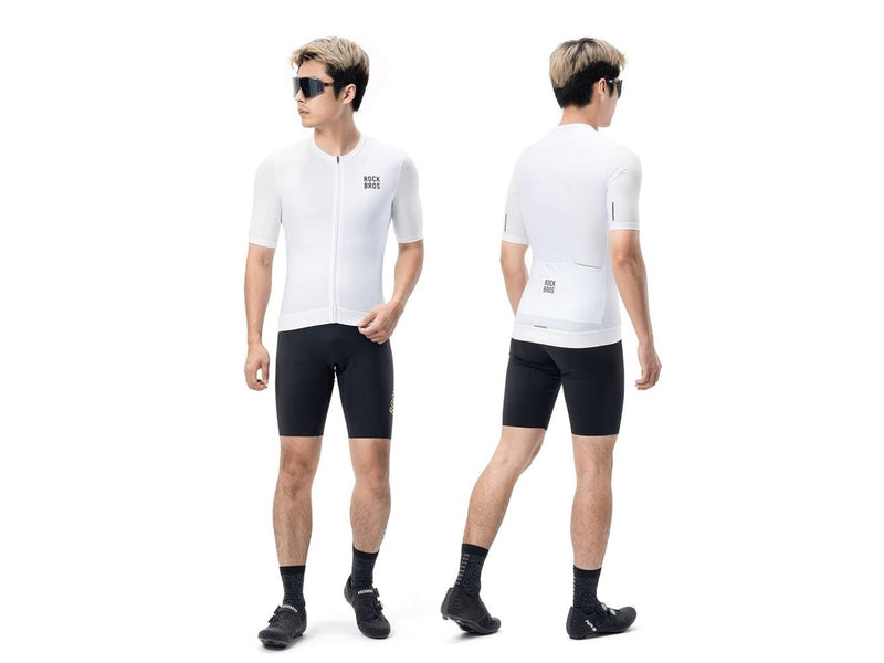 Rockbros 15200025 Short Sleeve Cycling Jersey Size XXL - White