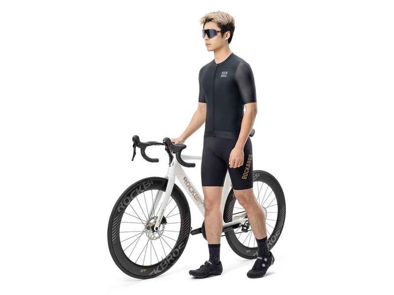Rockbros 15200025 Short Sleeve Cycling Jersey Size XXXL - Black