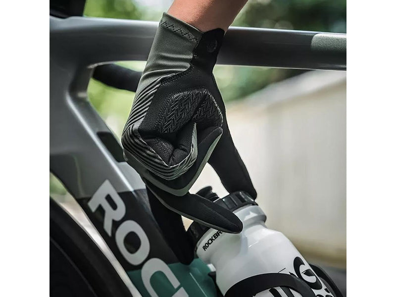Rockbros 16110006003 shock-absorbing cycling gloves size L - green and black