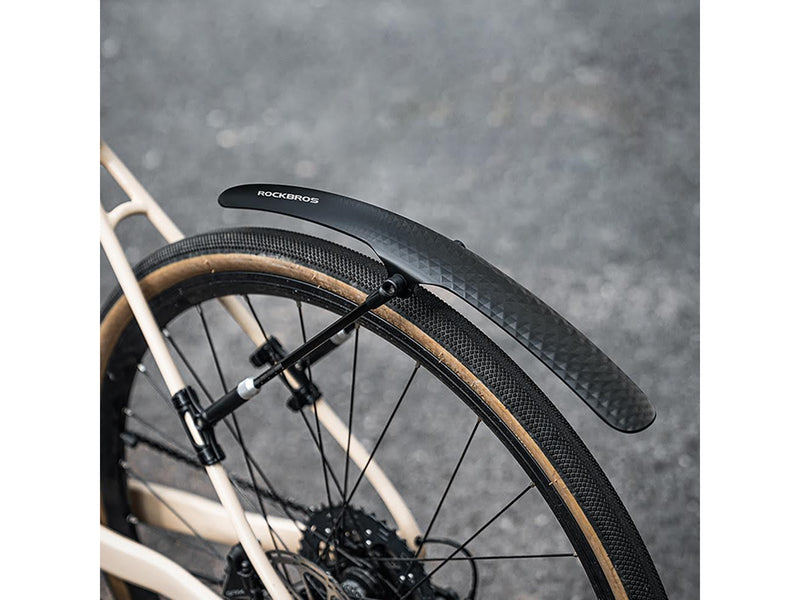 Rockbros 28210007001 bicycle fender universal adjustable - black
