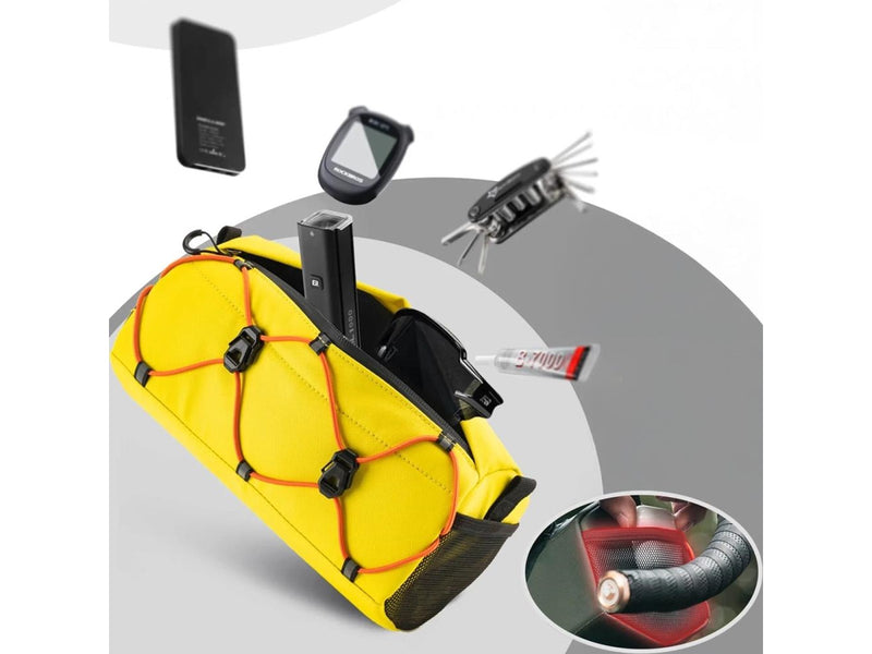 Rockbros 30110054006 Handlebar Bicycle Bag 2.2L - Yellow