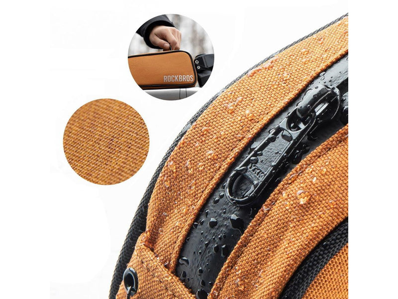Rockbros 30120045004 ROAD TO SKY bicycle bag for the top frame tube waterproof 0.7L - orange