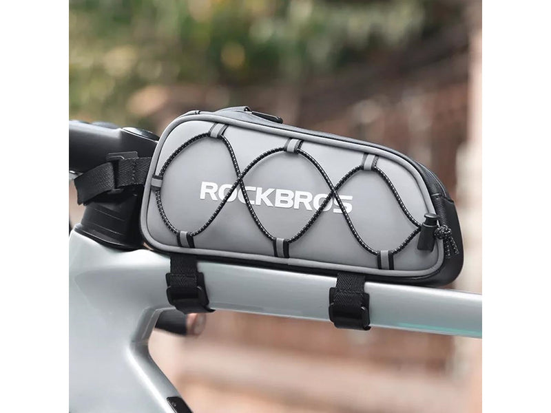 Rockbros 3012010901 bicycle frame bag 0.9 l - silver