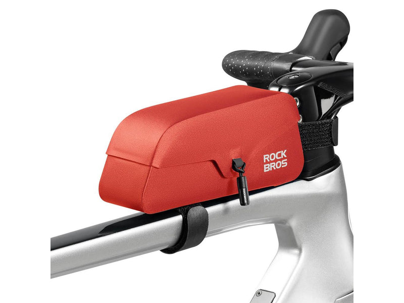 Rockbros 30120122004 Waterproof Bicycle Frame Bag with Magnetic Closure 0.9L - Red