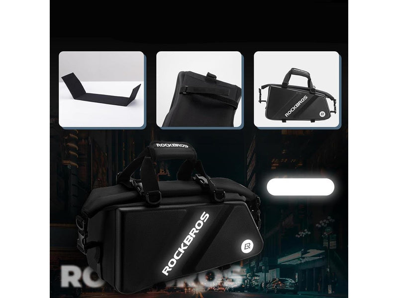 Rockbros 30140090001 bicycle bag for trunk 11.6l - black