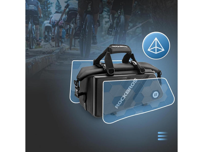 Rockbros 30140090001 bicycle bag for trunk 11.6l - black
