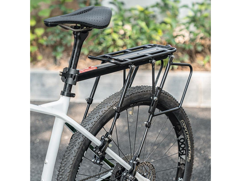 Rockbros 33210004001 bicycle rack with shelf - black