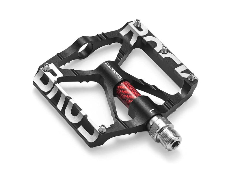 Rockbros 37213071001 Aluminum Alloy Bicycle Pedal Set - Black
