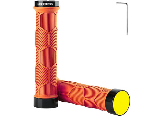 Rockbros 40720007004 Bicycle Grips with Reflector – Orange
