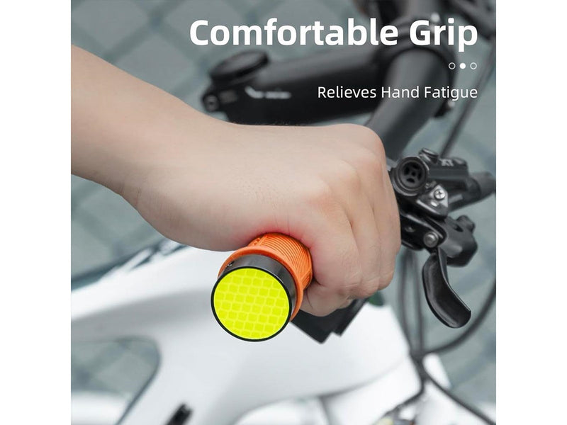 Rockbros 40720007004 Bicycle Grips with Reflector – Orange