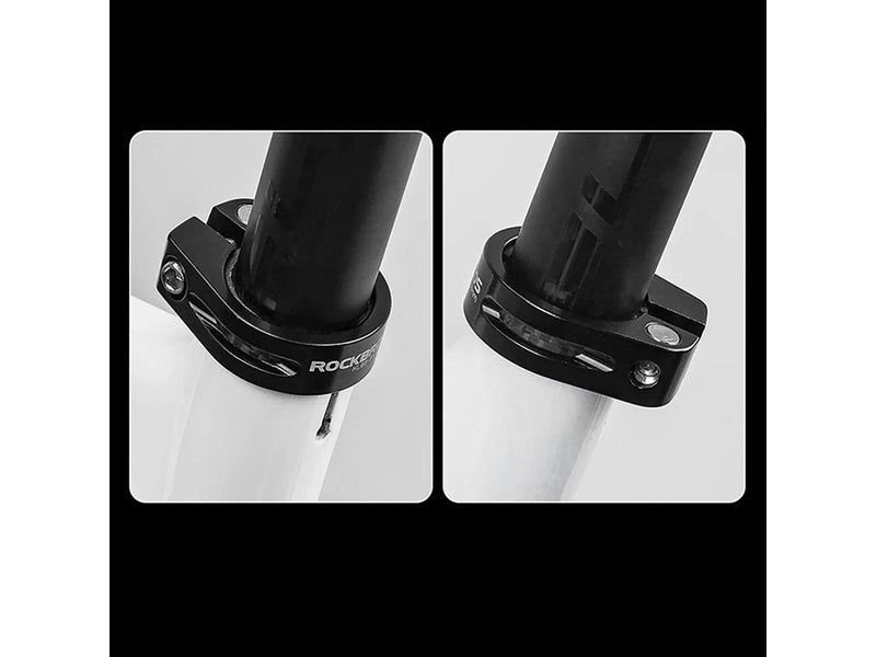 Rockbros 41210091001 bicycle seat clamp - black