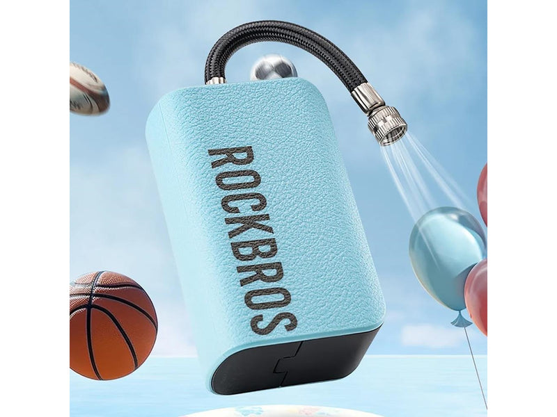 Rockbros 42520006001 Electric Pump Compressor with Digital Display for Balls / Balloons - Blue