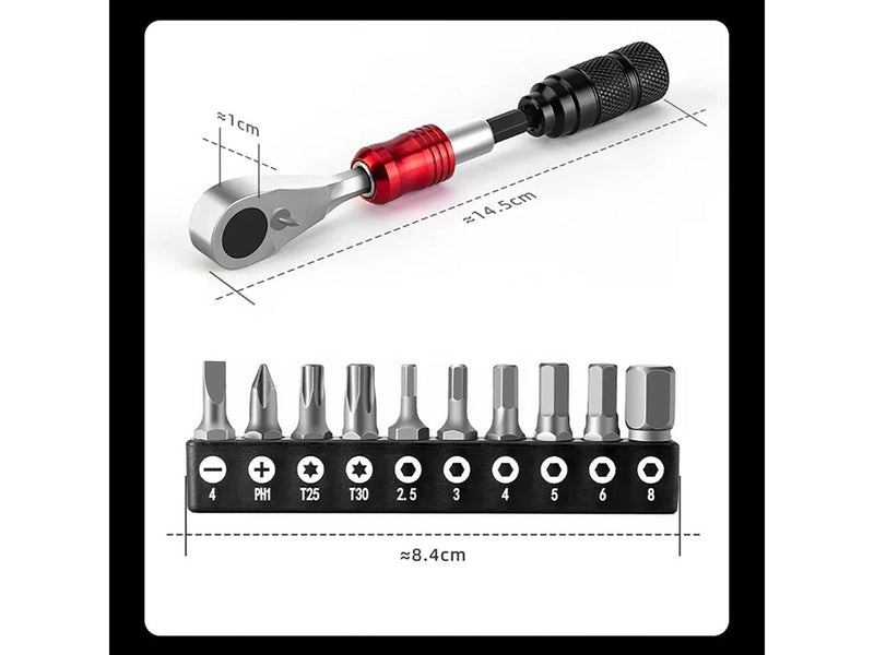 Rockbros 43210049001 bicycle repair kit - black
