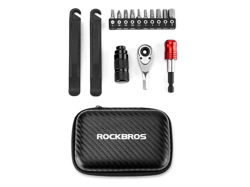 Rockbros 43210049001 bicycle repair kit - black