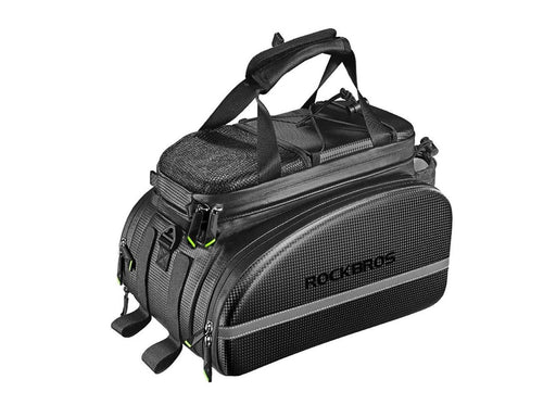 Rockbros A6-6 bicycle bag for trunk 35 l with fold-out pockets - black
