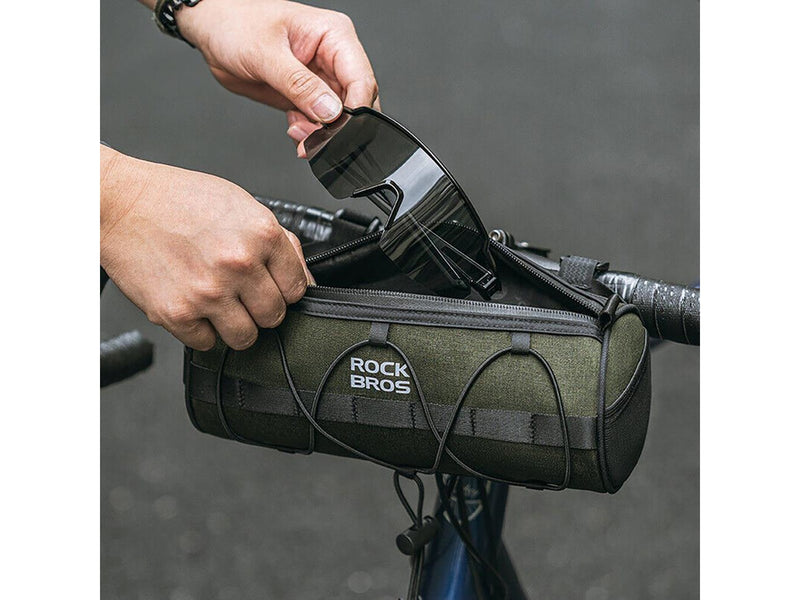 Rockbros Bicycle Handlebar Bag 2 L - Green