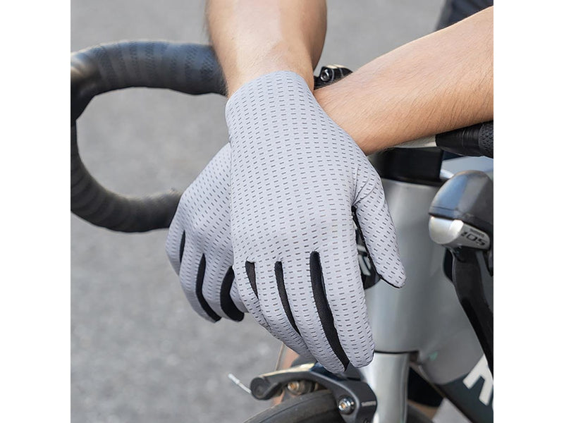 Rockbros Breathable Full Finger Cycling Gloves Size: M - Green
