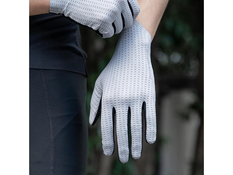 Rockbros Breathable Full Finger Cycling Gloves Size: XXL - Gray