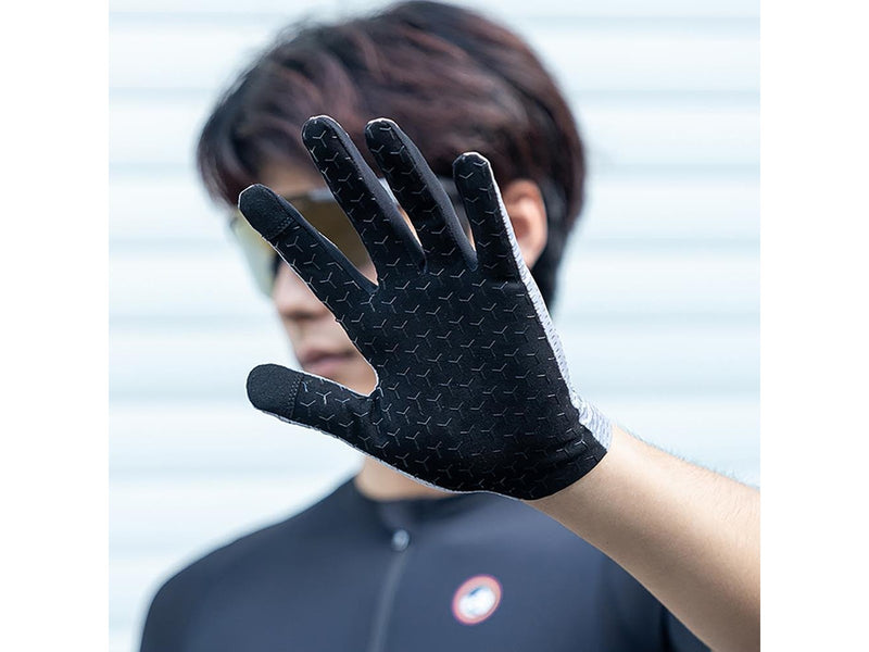 Rockbros Breathable Full Finger Cycling Gloves Size: XXL - Gray
