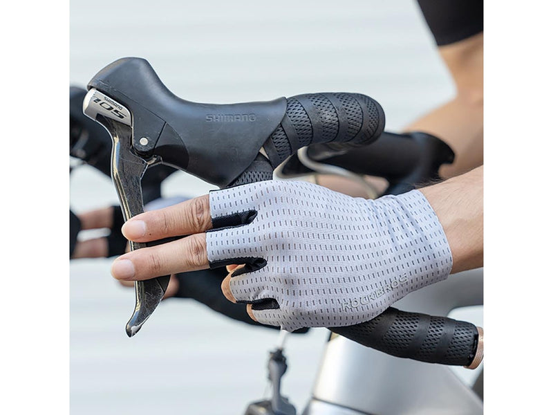 Rockbros Breathable Short Finger Cycling Gloves Size: S - Gray