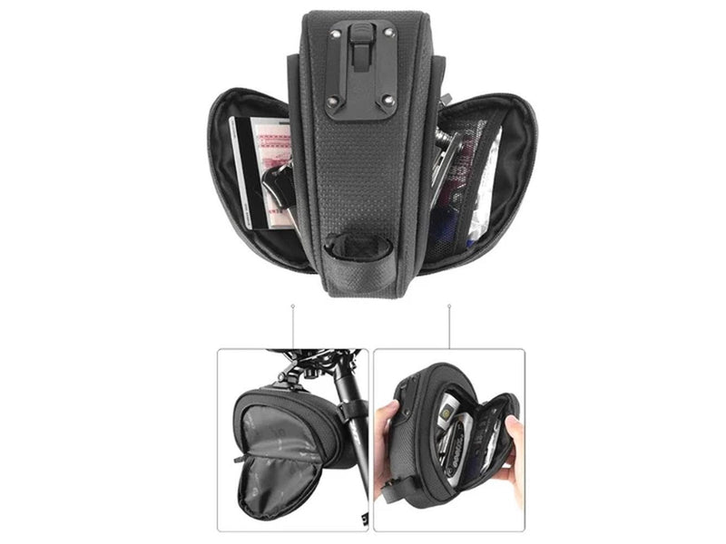 Rockbros C40 bicycle bag under the saddle - black
