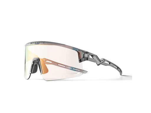Rockbros Cycling Glasses Photochromic with UV Protection and Corrective Insert - Transparent Black