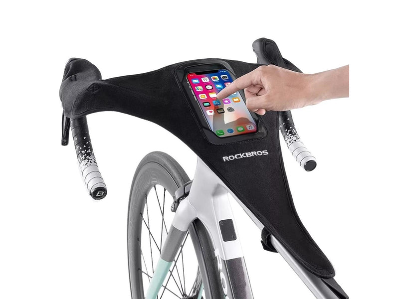 Rockbros D78 Sweat Cover with Pocket and Phone Window - Black